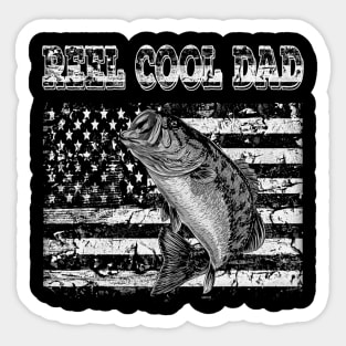 Reel Cool Dad Sticker